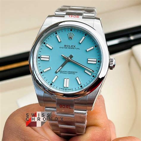 rolex oyster bleu turquoise|Rolex Oyster perpetual.